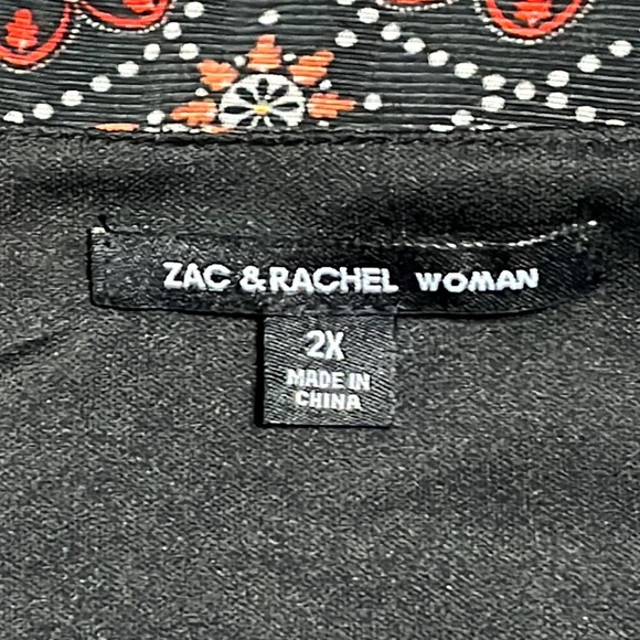 Zac & Rachel Woman’s Multicolor Shirt Size 2X - Picture 5 of 6